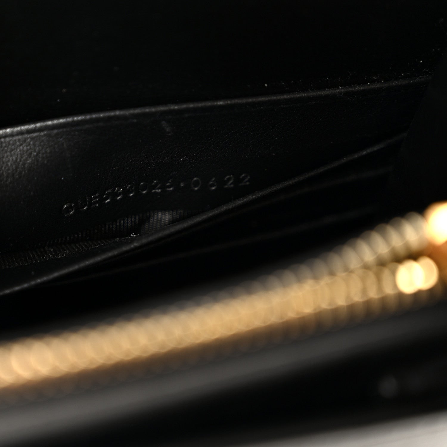 Saint Laurent Calfskin Monogram Sunset Chain Wallet  Sunset Black 7 of 10