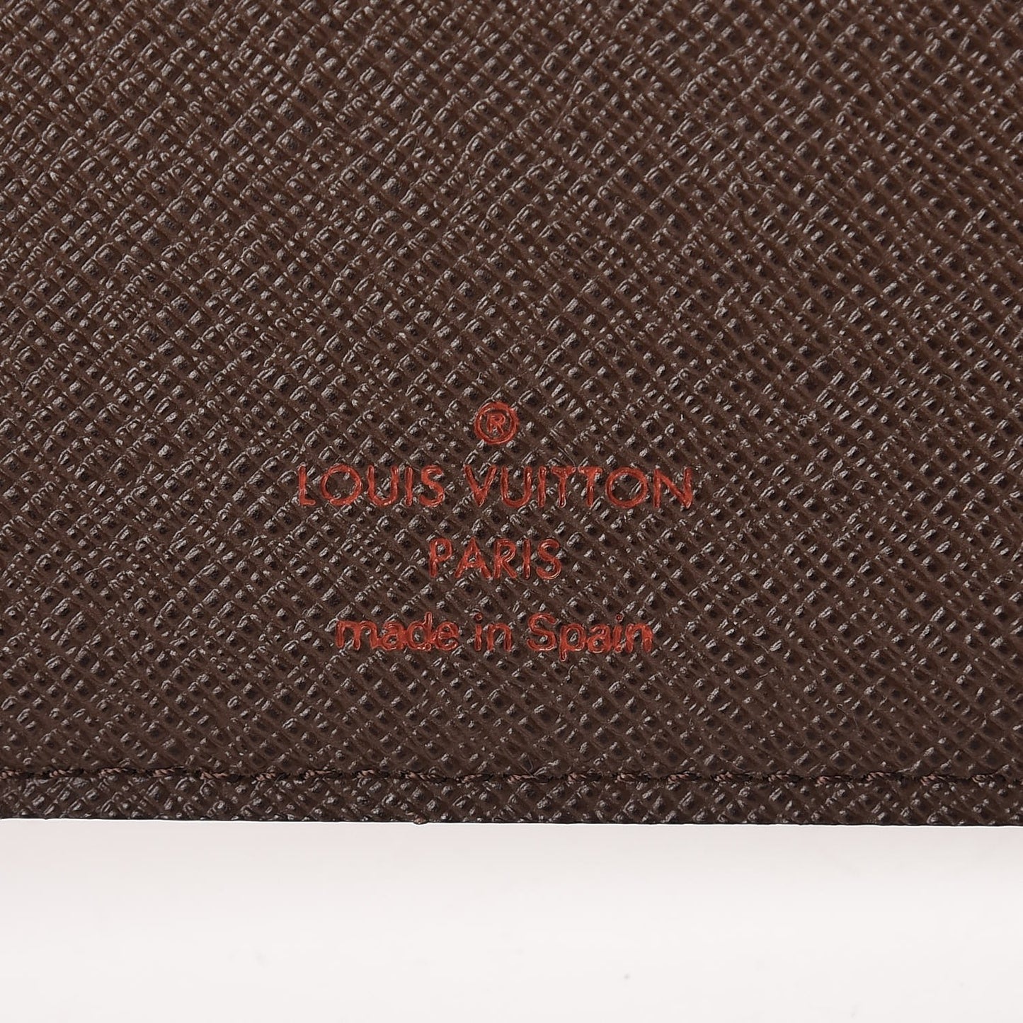 Damier Ebene Desk Agenda Cover
