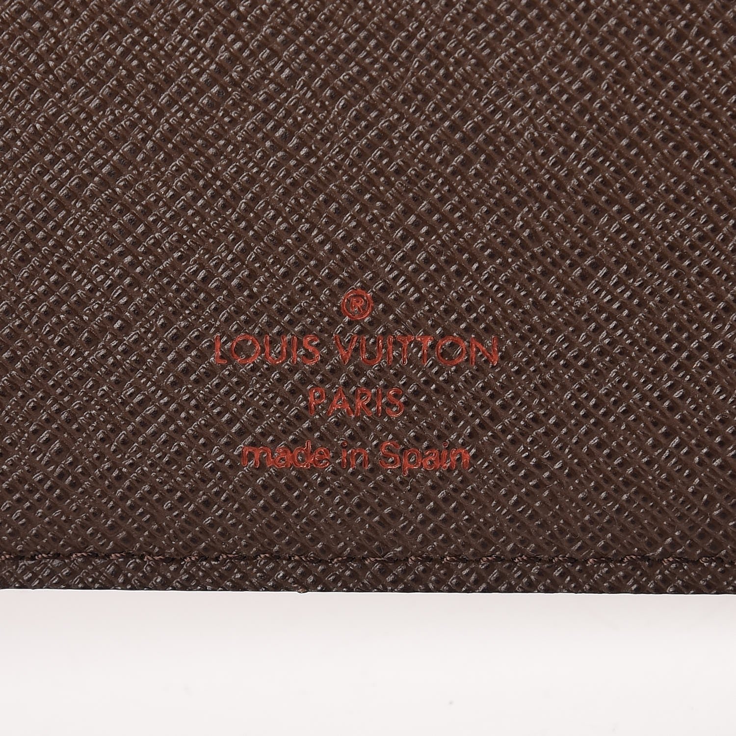 Louis Vuitton Damier Ebene Desk Agenda Cover 6 of 7