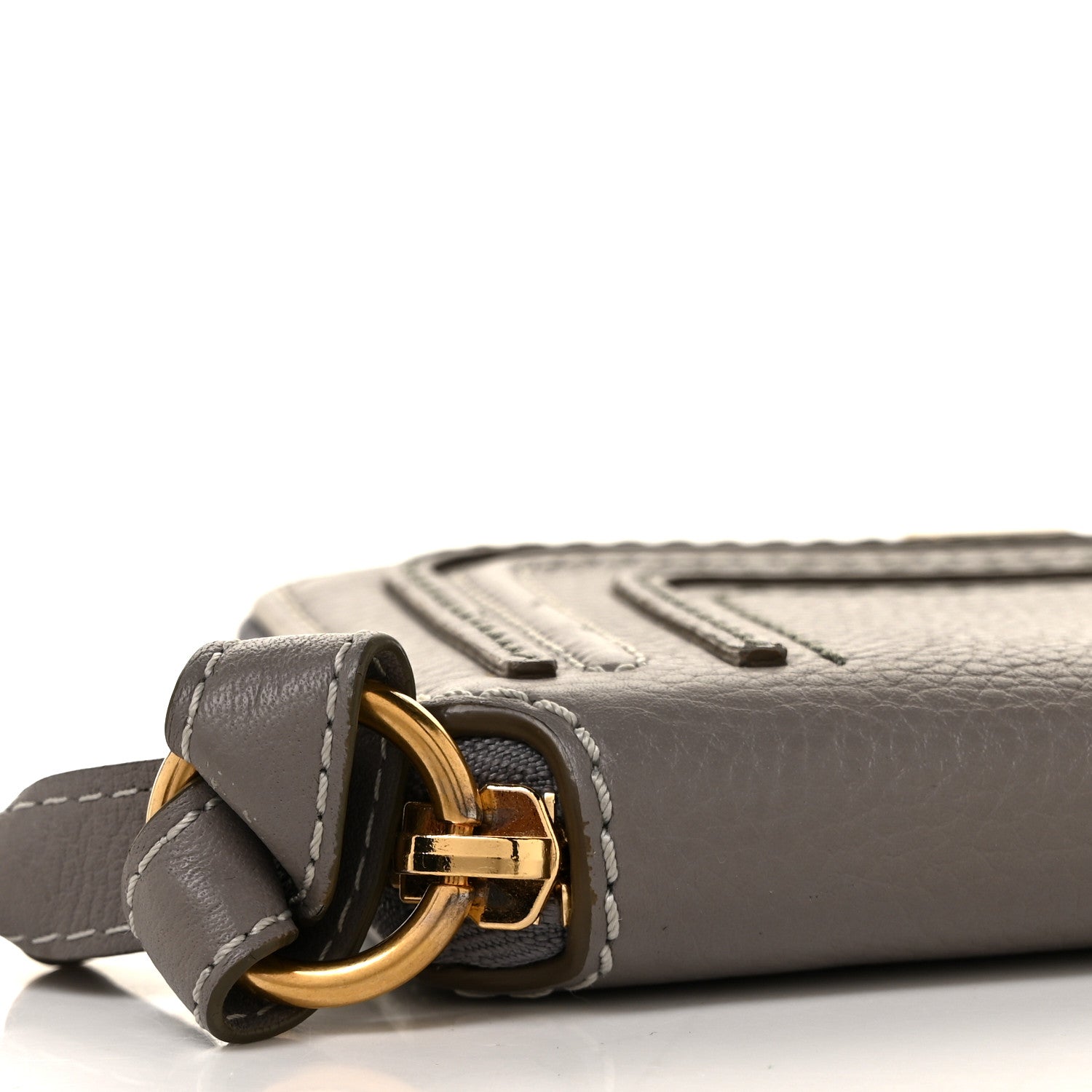 Chloe Calfskin Marcie Long Zip Around Wallet Cashmere Grey 7 of 10
