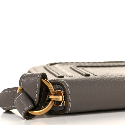 Chloe Calfskin Marcie Long Zip Around Wallet Cashmere Grey 7 of 10
