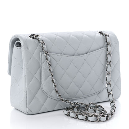 Chanel Caviar Quilted Small Double Flap Light Blue 3 of 11