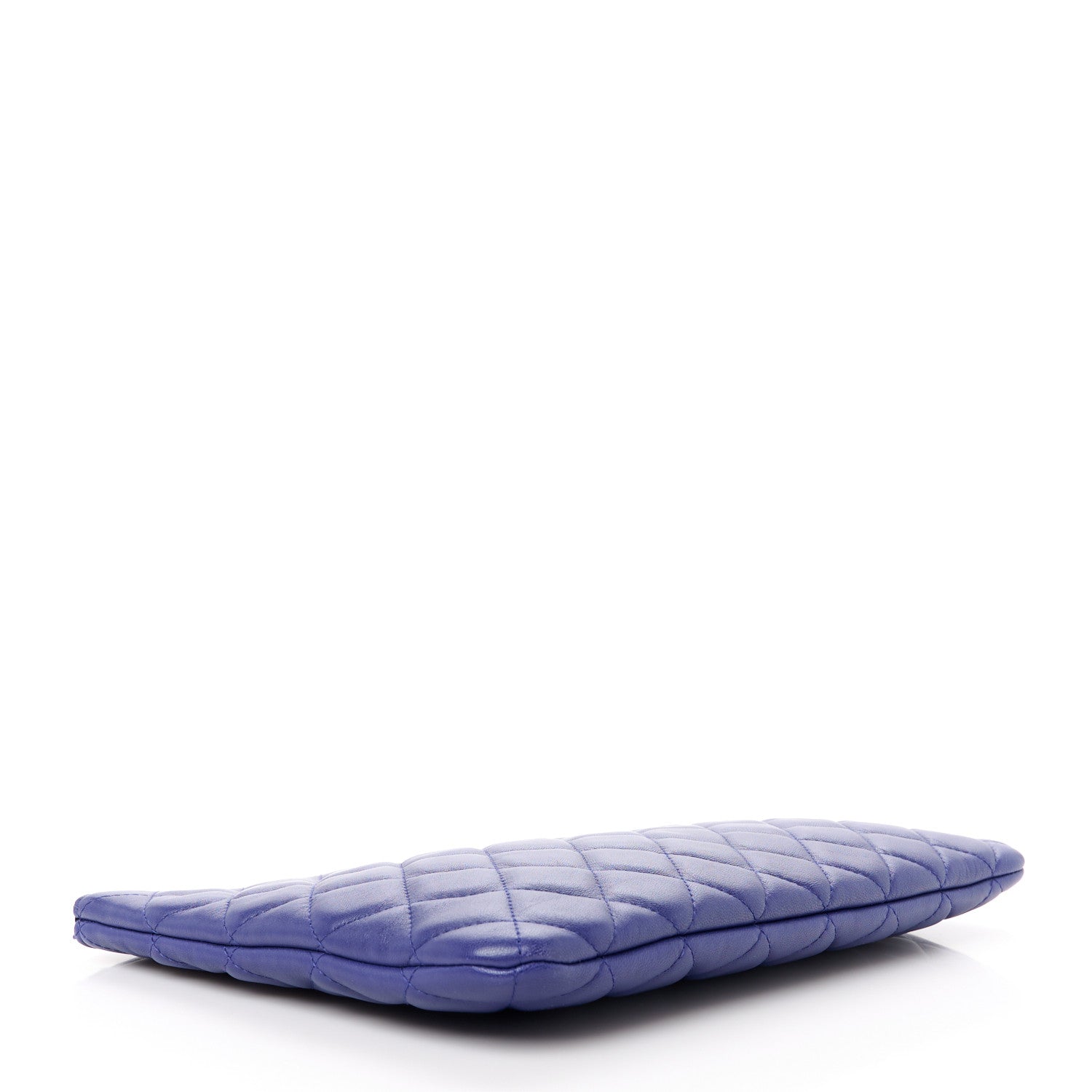 Chanel Lambskin Quilted Medium Cosmetic Case Purple 4 of 8