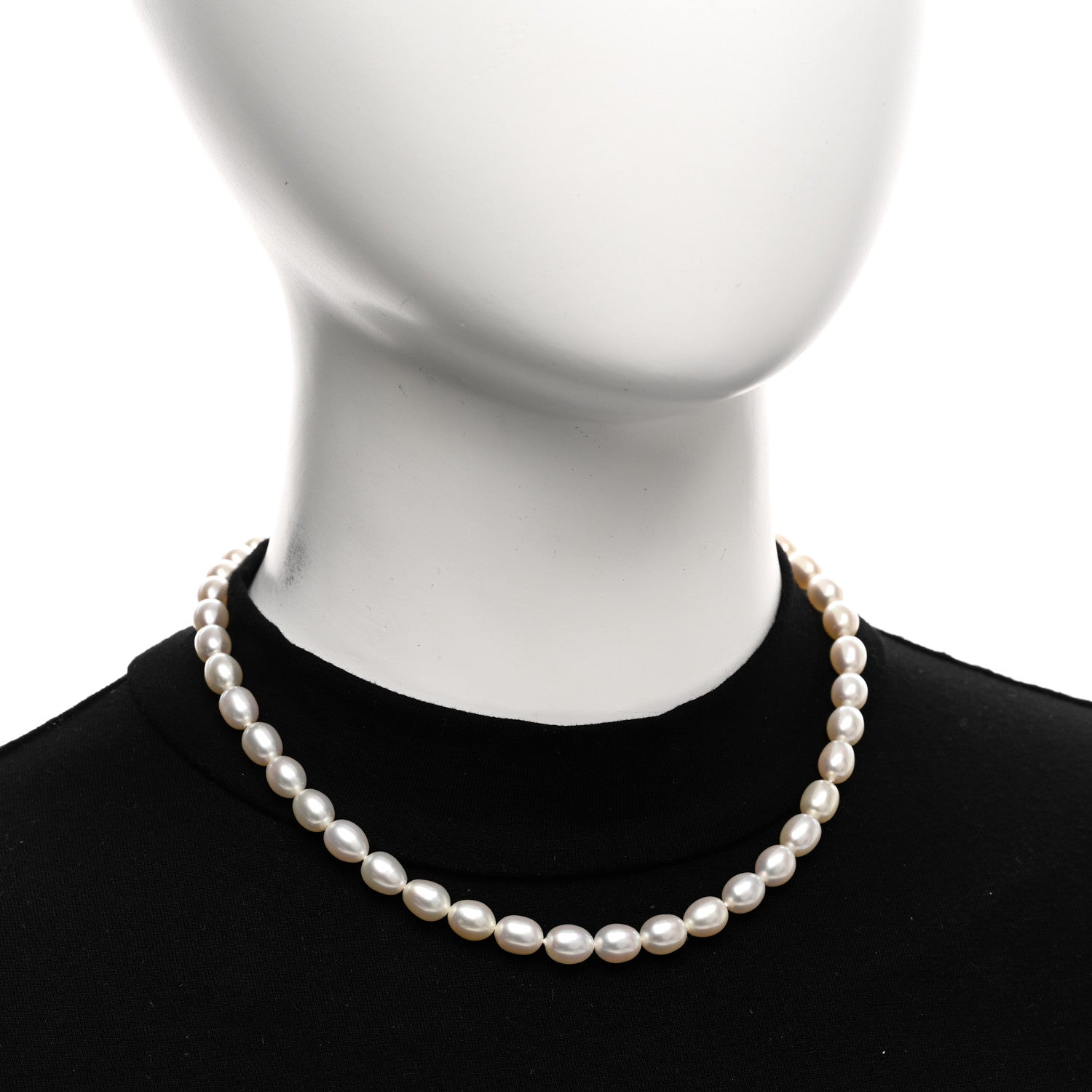 Tiffany Sterling Silver Pearl Strand Toggle Necklace 2 of 5