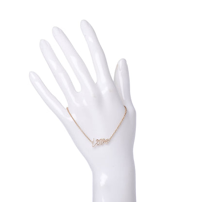 Tiffany 18K Rose Gold Paloma Picasso Graffiti Love Bracelet 2 of 5