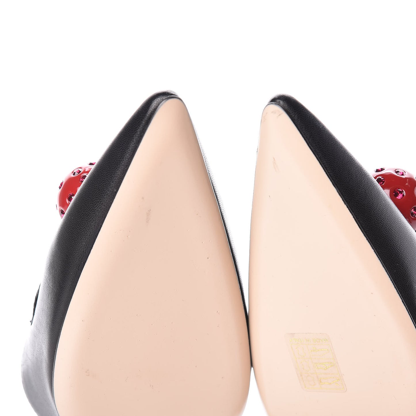 Nappa Unia Cherry Pumps 40 Black