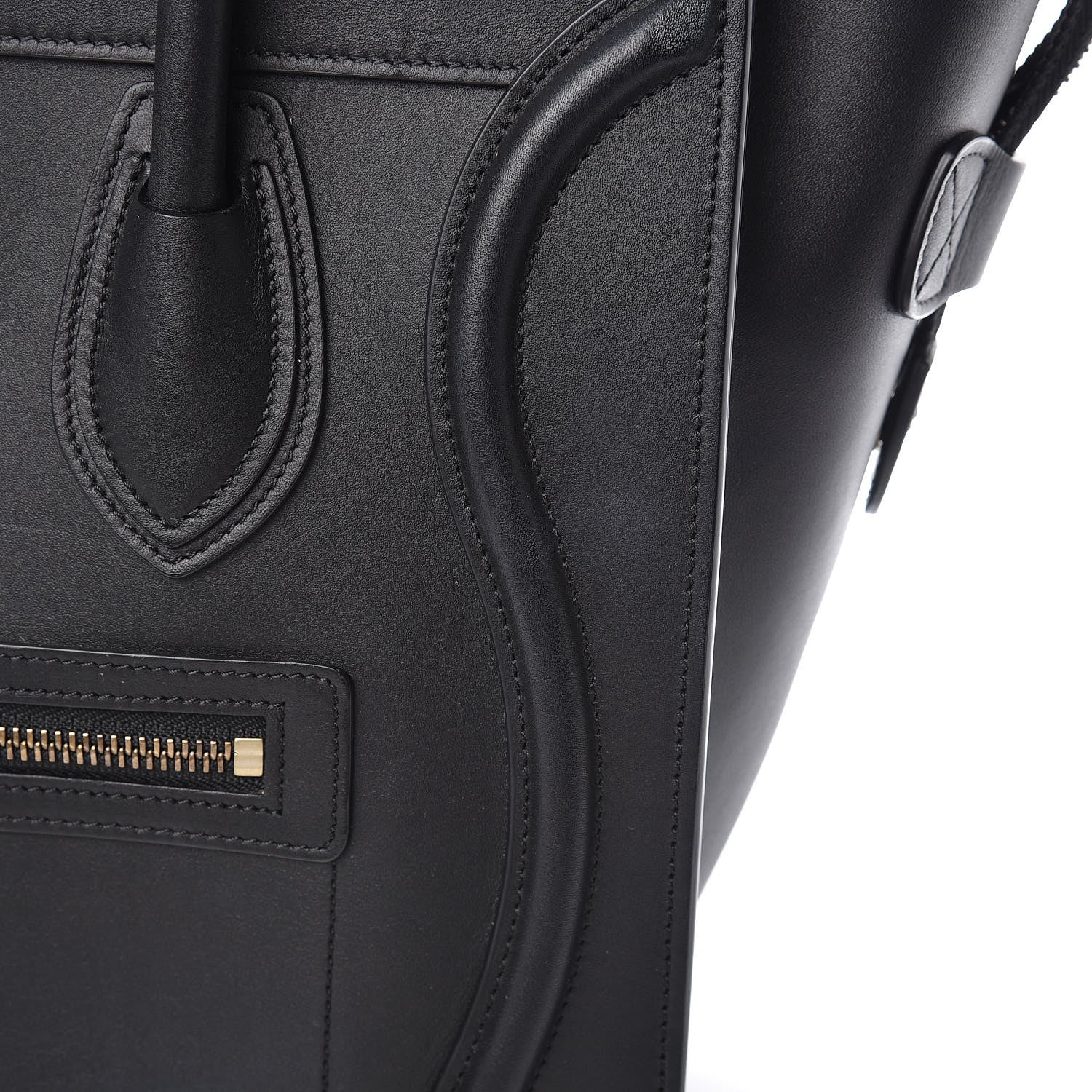Celine Smooth Calfskin Micro Luggage Black 12 of 13