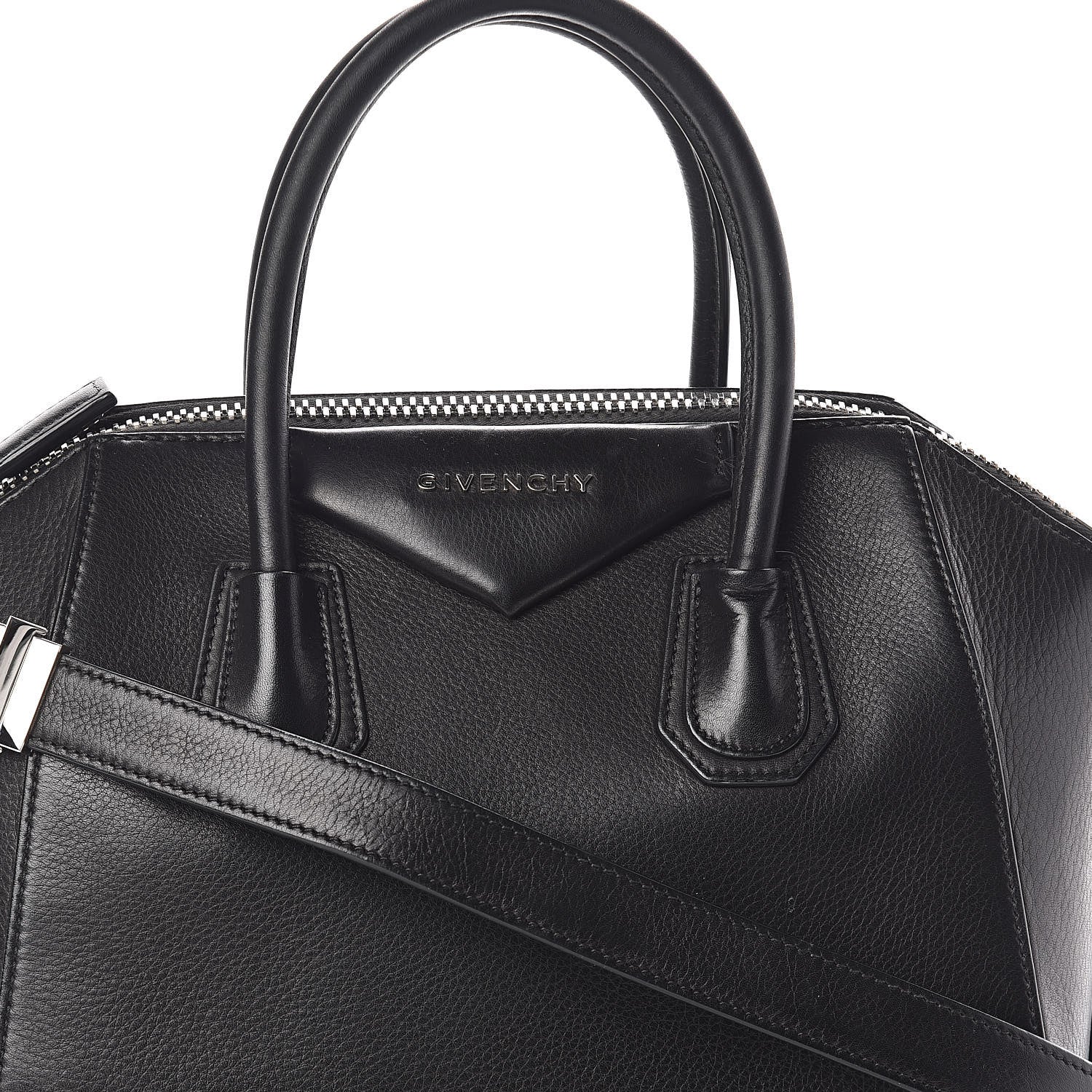 Givenchy Sugar Goatskin Small Metal Corner Antigona Black 8 of 10