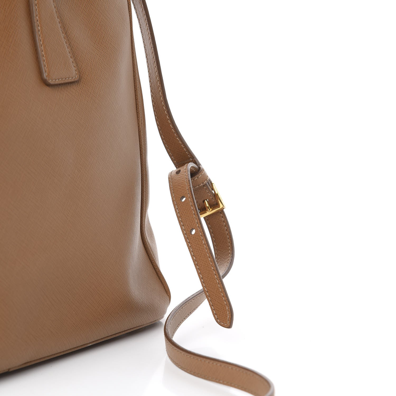 Prada Saffiano Medium Galleria Double Zip Tote Caramel 12 of 16