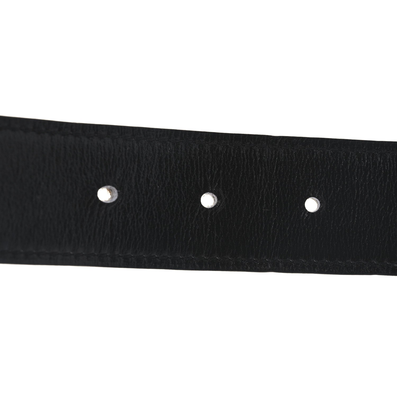 Hermes Box Togo 32mm Au Carre H Belt 95 Black Gold 3 of 6
