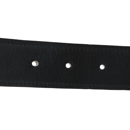 Hermes Box Togo 32mm Au Carre H Belt 95 Black Gold 3 of 6