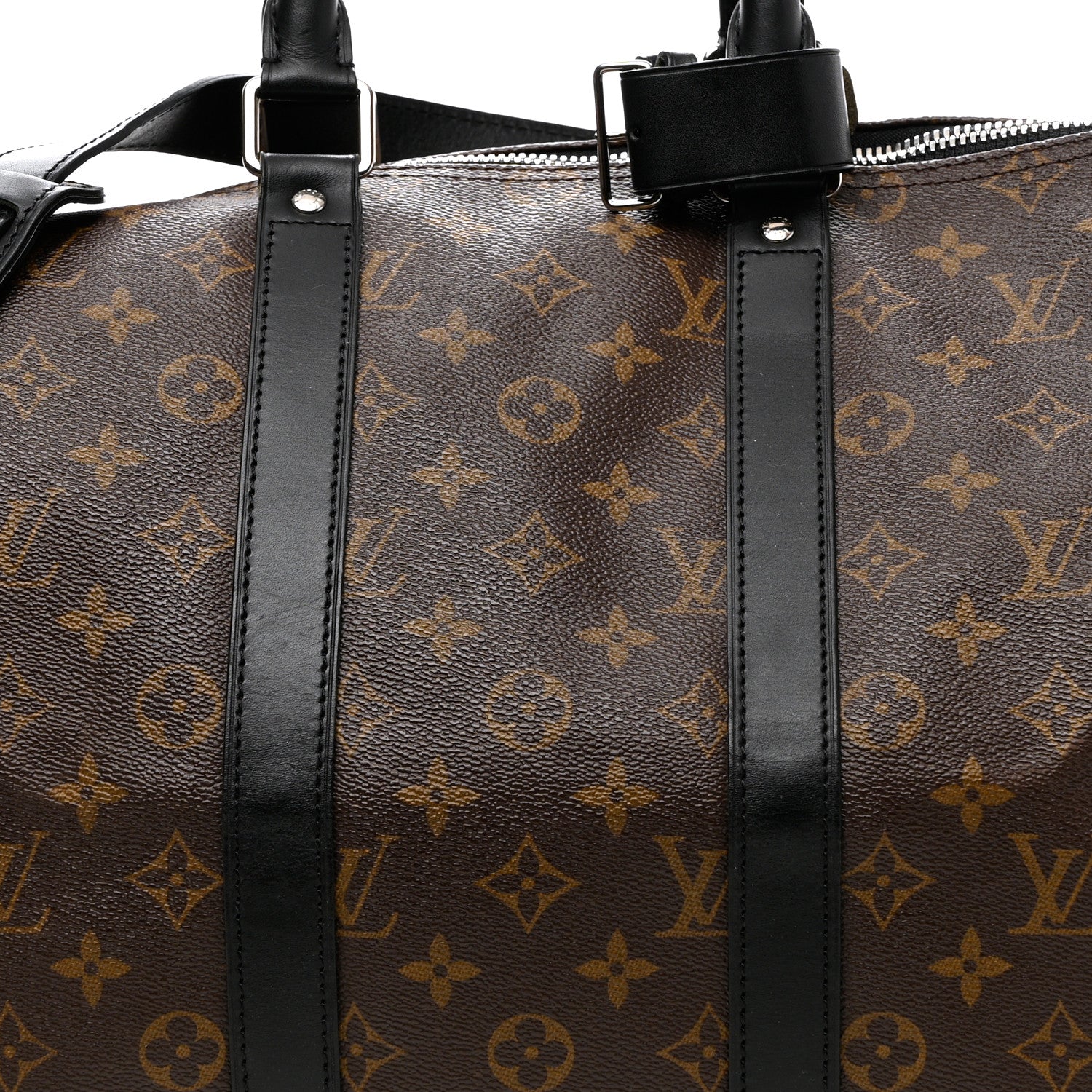 Louis Vuitton Monogram Macassar Keepall Bandouliere 45 8 of 10