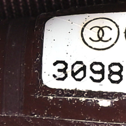 Chanel Lambskin Quilted Zip Card Holder Wallet Black 7 of 8