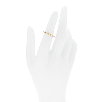 Tiffany 18K Yellow Gold Diamond Yellow Sapphire Eternity Band Ring 49 4.75 2 of 5