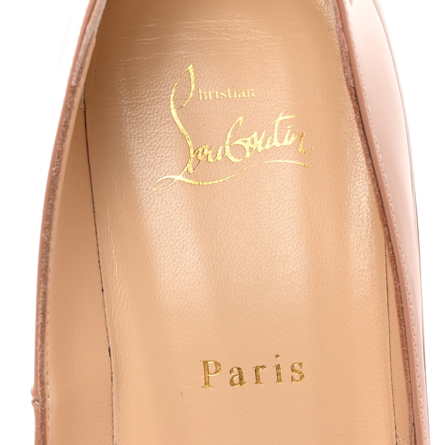 Christian Louboutin Patent New Very Prive 120 Pumps 41 Nude 7 of 8