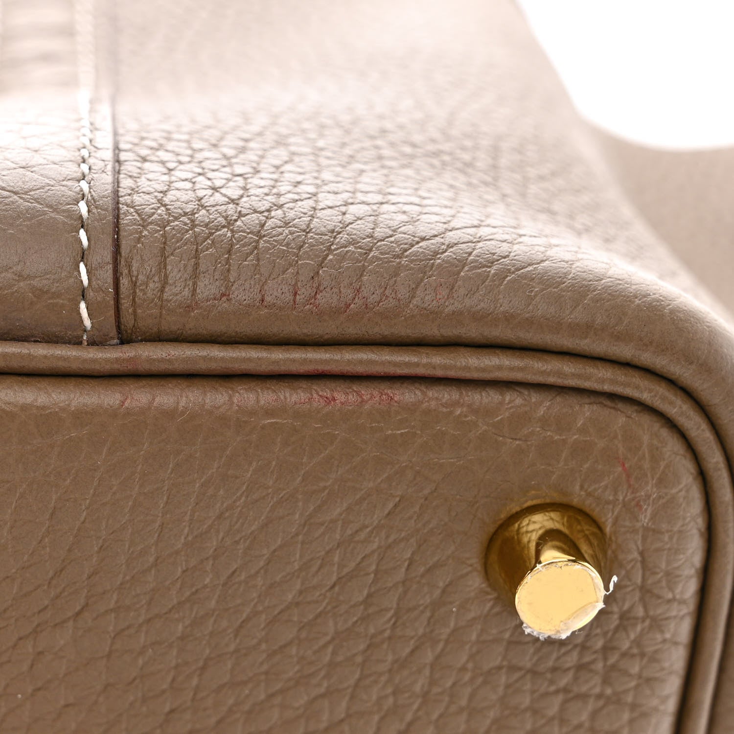 Hermes Taurillon Clemence Picotin Lock 18 PM Etoupe 11 of 11