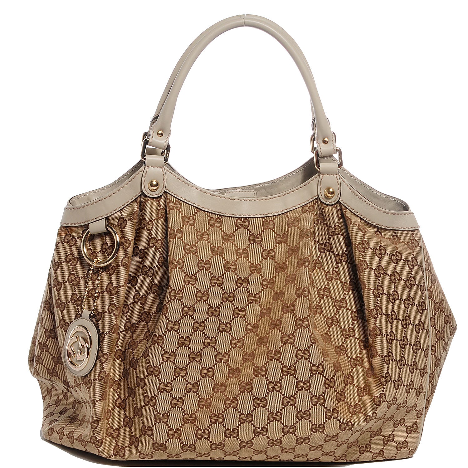 Gucci Monogram Large Sukey Tote Off White 1 of 9