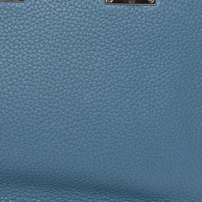 Hermes Taurillon Clemence Jypsiere 31 Blue Jean 8 of 9