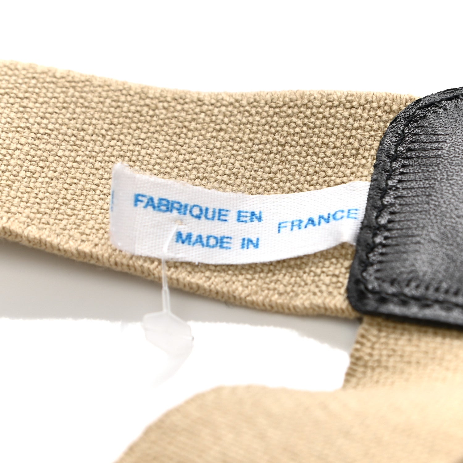 Chanel Elastic Logo Suspenders Beige Black 4 of 6