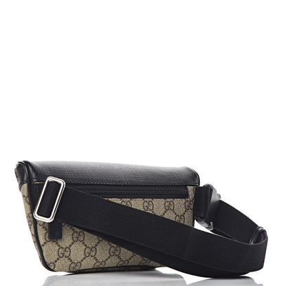 Gucci GG Supreme Monogram Belt Bag Black 3 of 11