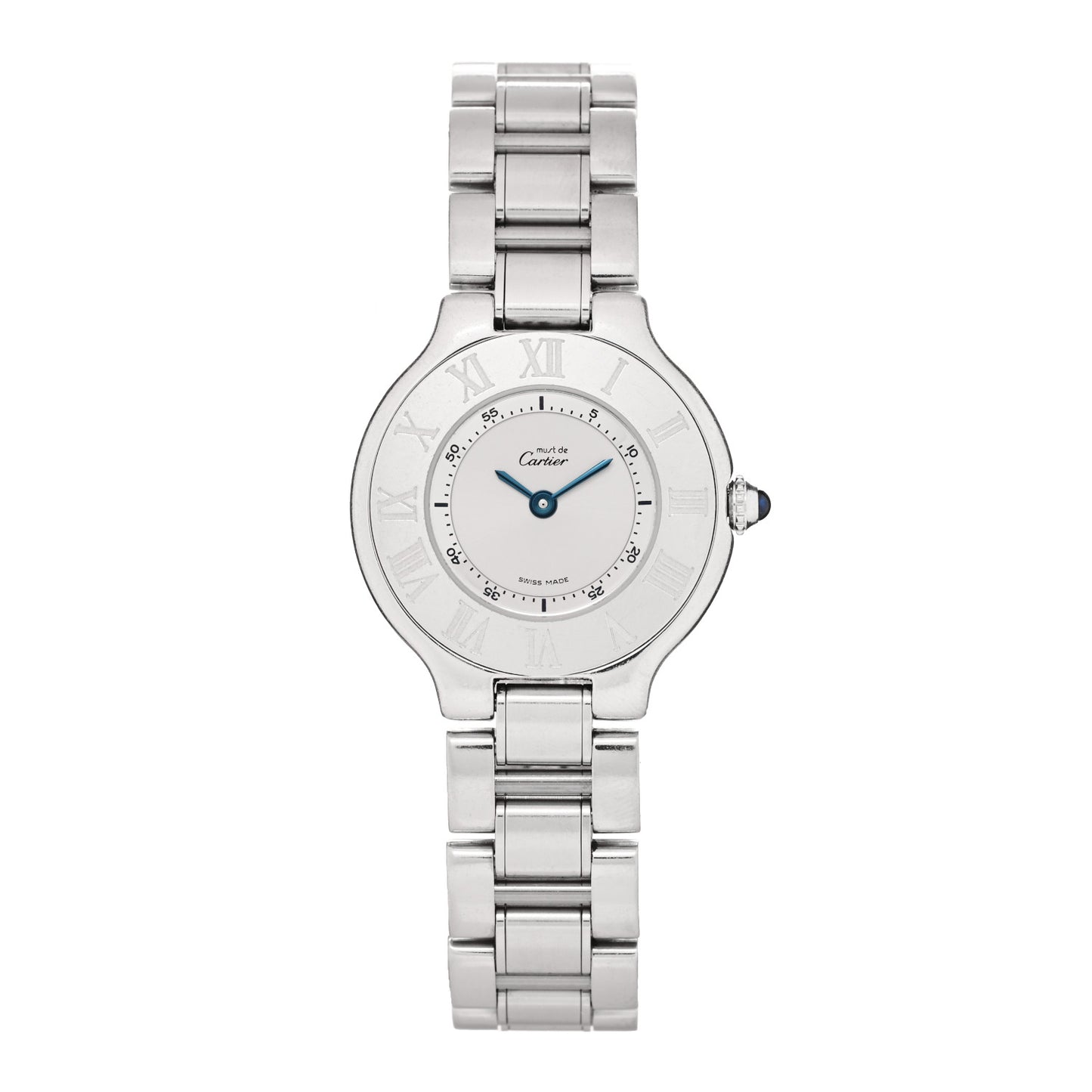 Stainless Steel 28mm Must De 21 Quartz Watch
