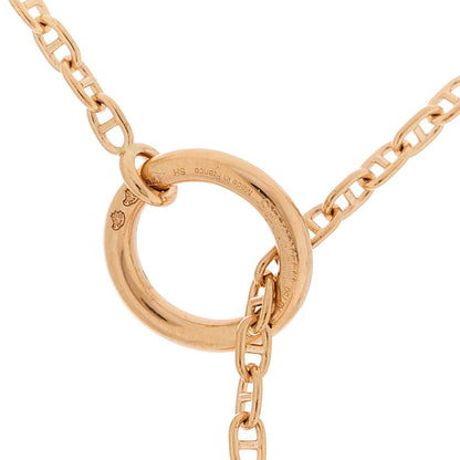 Hermes 18K Rose Gold Diamond PM New Farandole Pendant Necklace ST 4 of 5