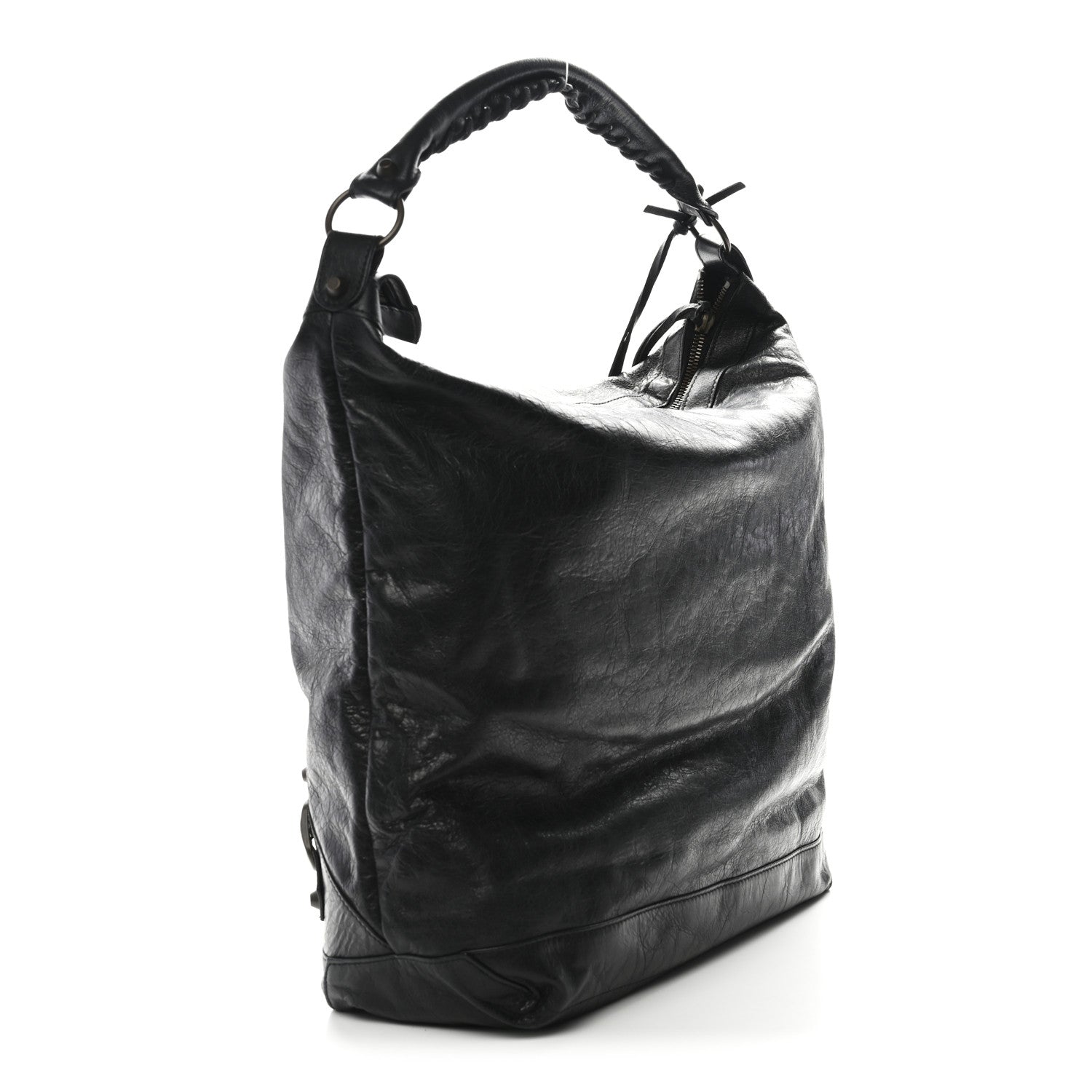 Balenciaga Agneau Classic Hardware Day Hobo Black 4 of 11