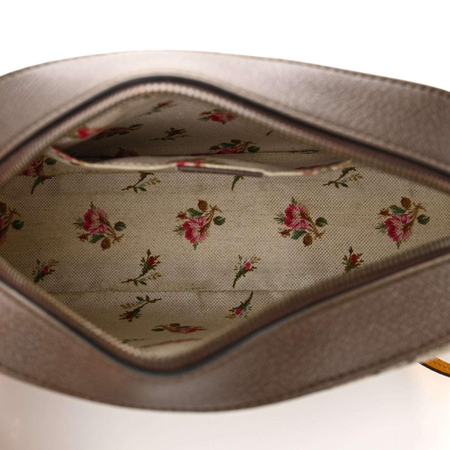 GG Supreme Monogram Web Neo Vintage Shoulder Bag Beige New Acero Crop