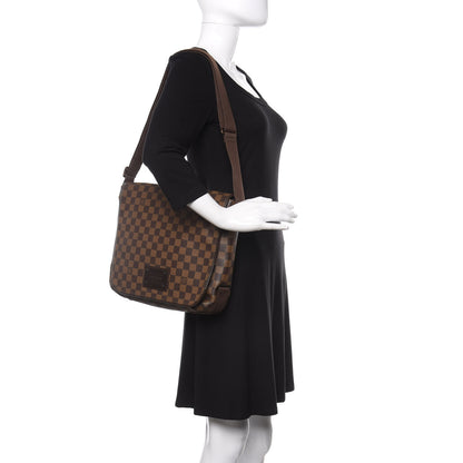 Louis Vuitton Damier Ebene Brooklyn MM 2 of 13