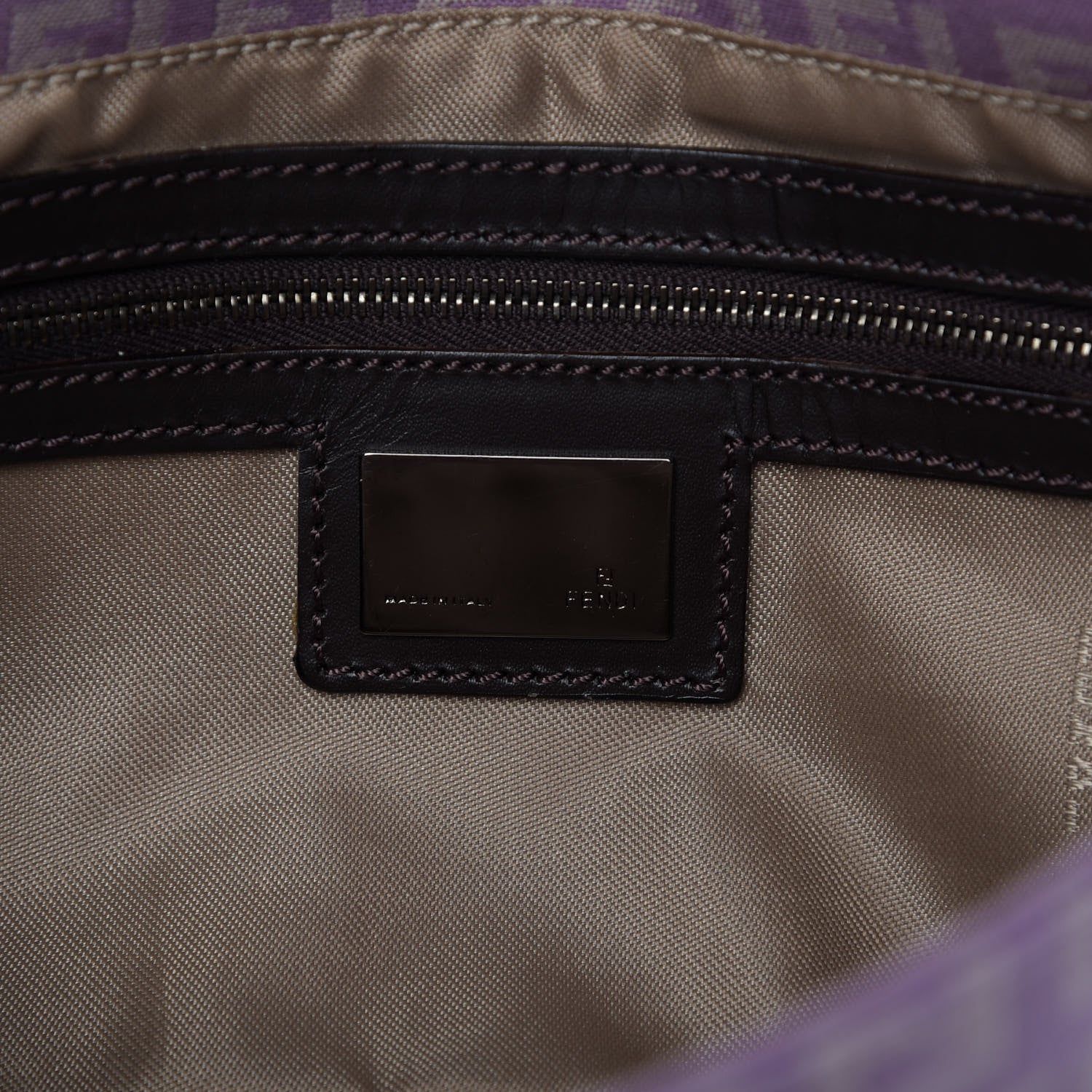 Fendi Zucchino Baguette Purple 8 of 9