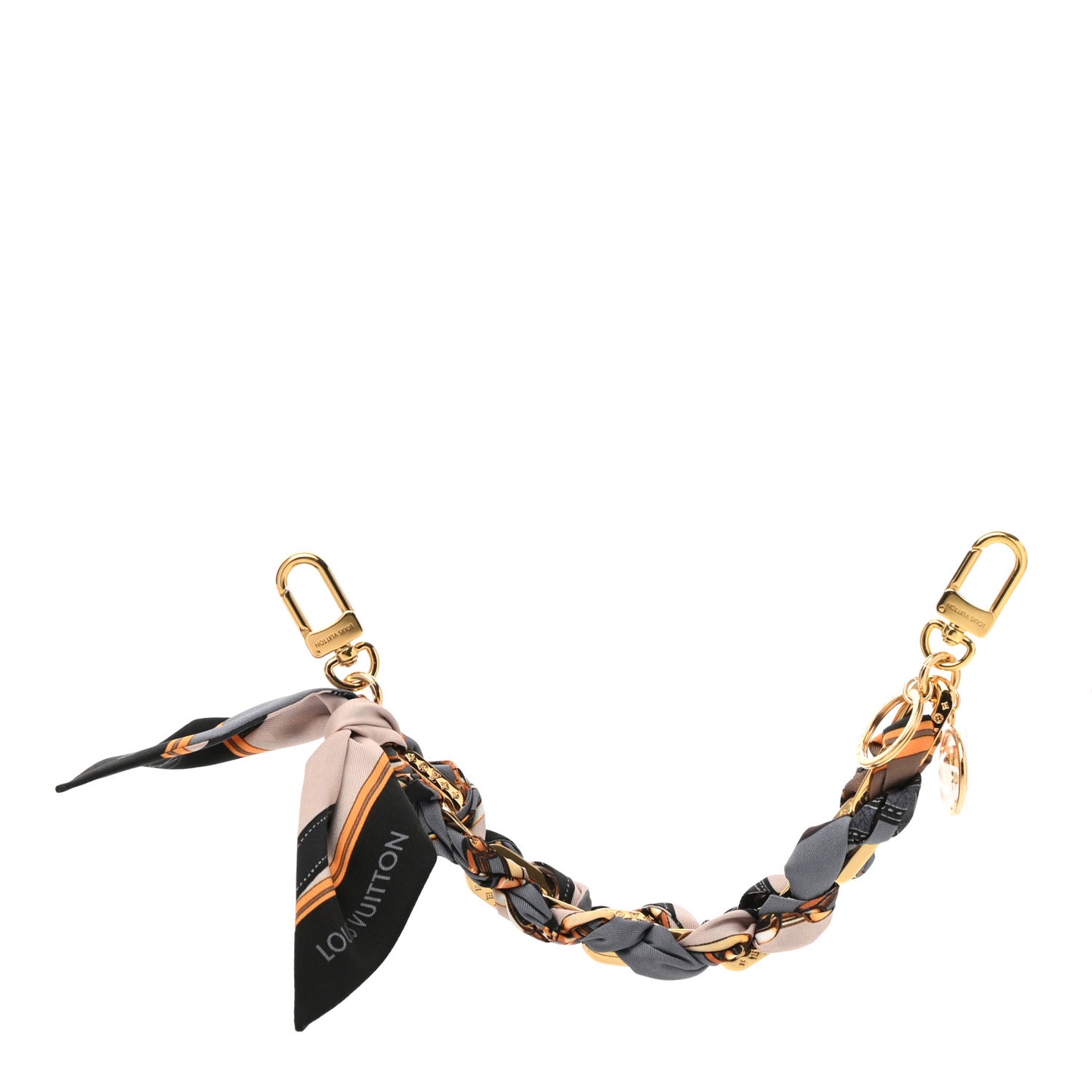 Silk Braided Bag Charm Multicolor
