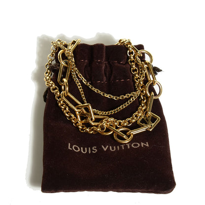 Louis Vuitton Collier Vegas Chain Necklace Gold 5 of 5