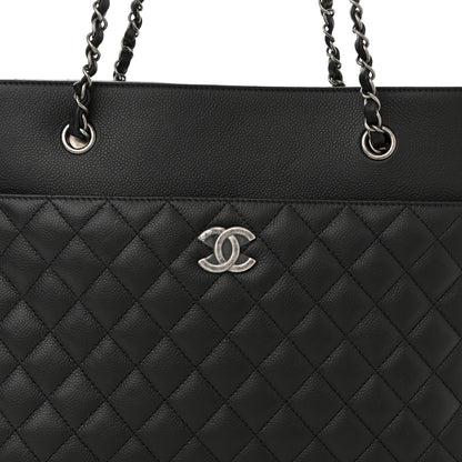 Chanel Caviar Quilted Urban Companion Shopping Tote Black 8 of 10