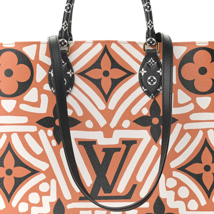 Louis Vuitton Monogram Giant Crafty Onthego GM Crème Caramel 7 of 10