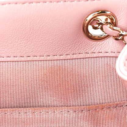 Chanel Lambskin Quilted Small Duma Drawstring Backpack Light Pink 12 of 13