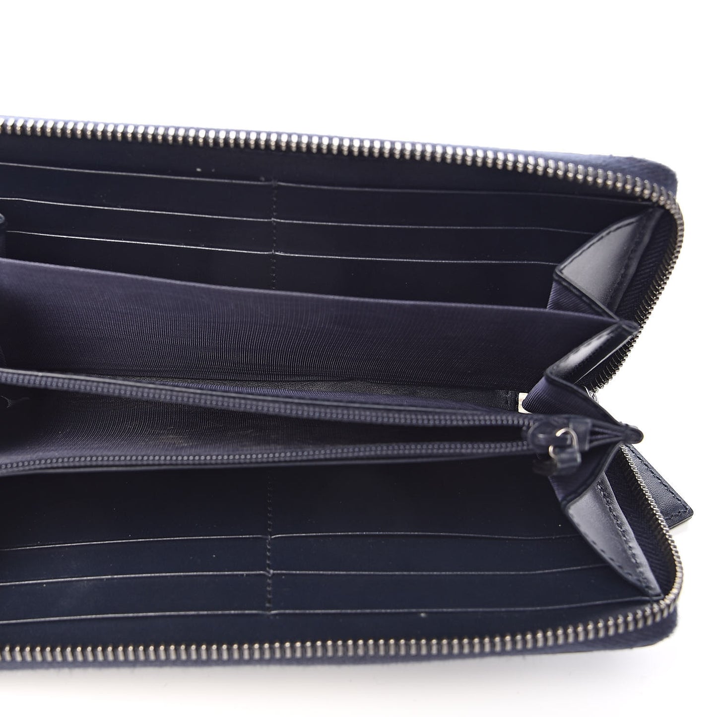 Guccissima Zip Around Wallet Blue