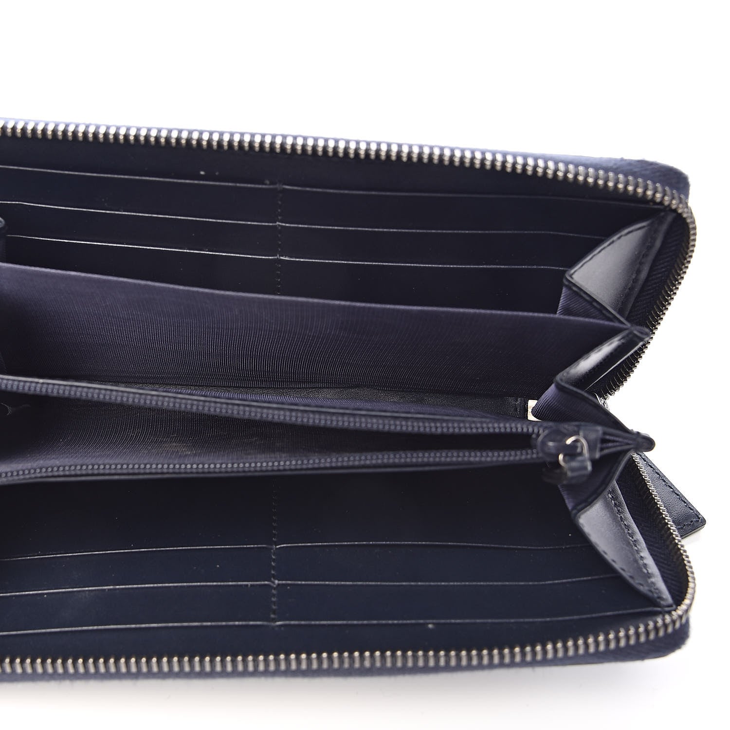Gucci Guccissima Zip Around Wallet Blue 5 of 10