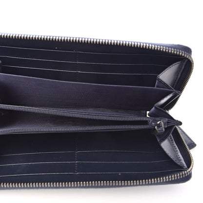 Gucci Guccissima Zip Around Wallet Blue 5 of 10