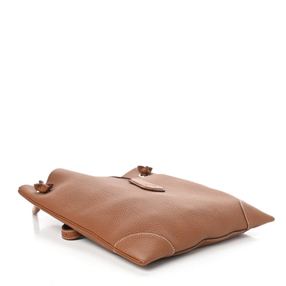 Hermes Taurillon Clemence Silkycity 33 Gold 4 of 10
