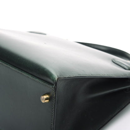Hermes Box Kelly Sellier 32 Vert Fonce 19 of 44