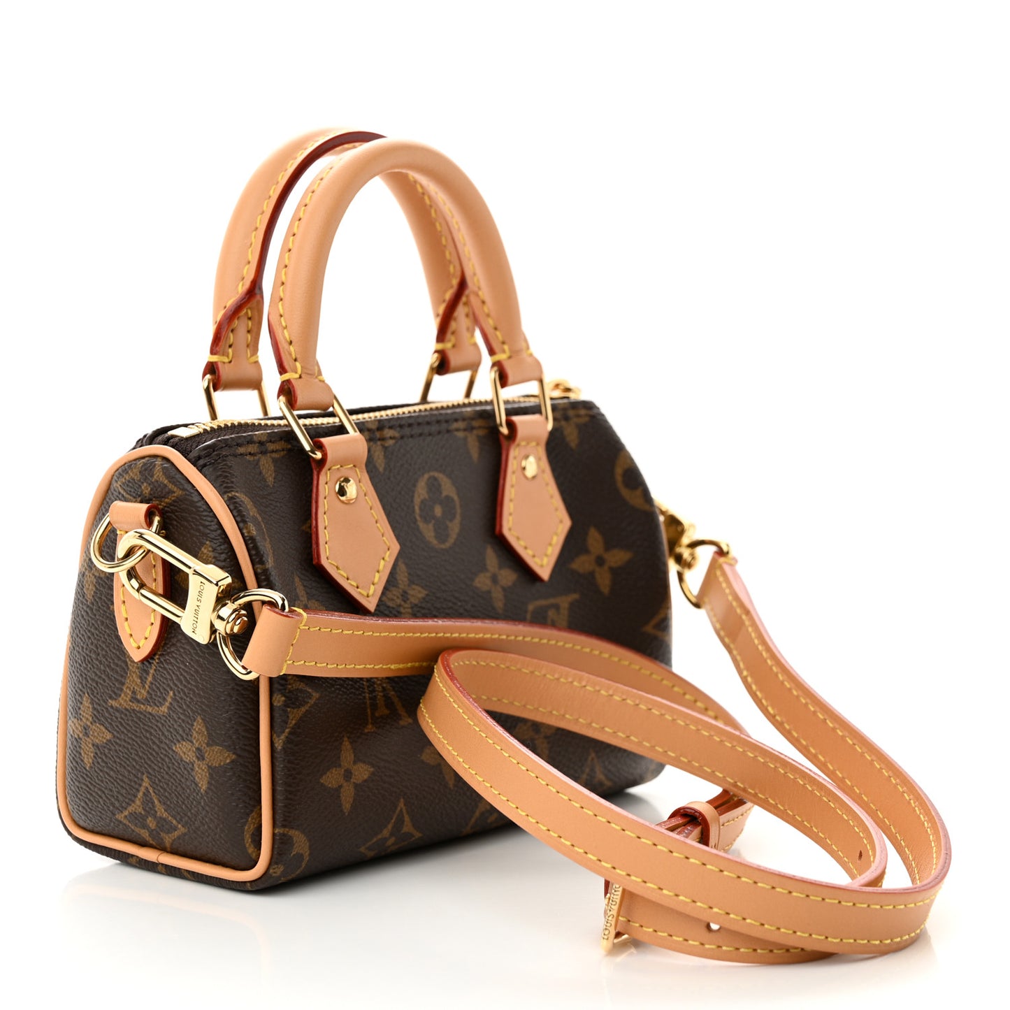 LOUIS VUITTON Monogram Nano Speedy Bandouliere