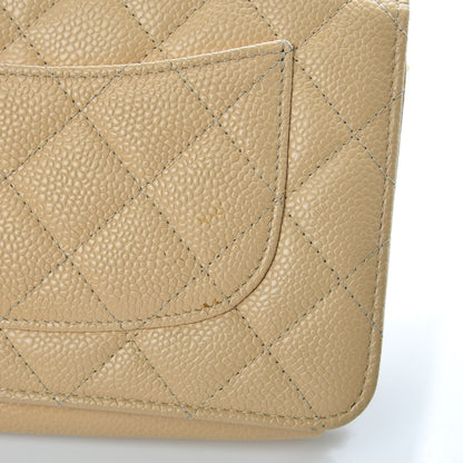 Chanel Caviar Quilted Wallet On Chain WOC Beige Clair 13 of 14