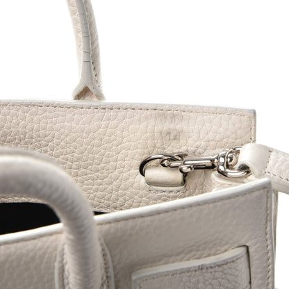 Saint Laurent Calfskin Nano Sac de Jour Dove White 19 of 19