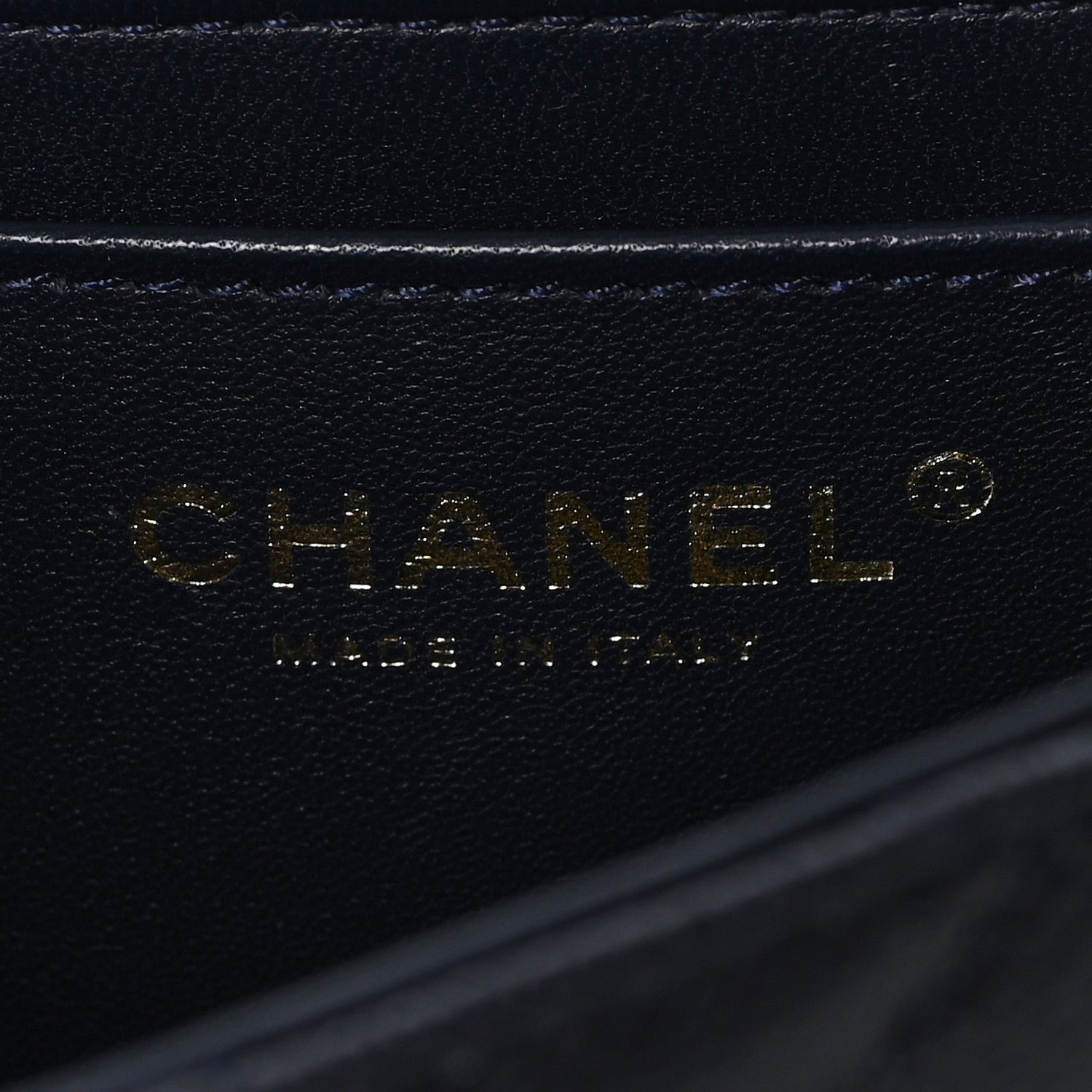 Chanel Caviar Quilted Small Handy CC Flap Navy 6 of 11