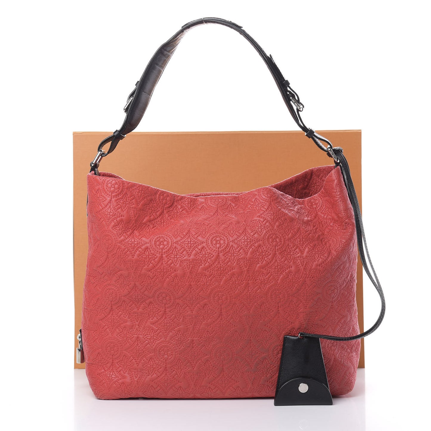 Monogram Lambskin Antheia Hobo PM Corail