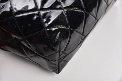 Chanel Vinyl Quilted In the Business Flap Bag Black 12 of 14
