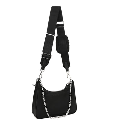 Prada Nylon Re-Edition 2005 Shoulder Bag Black 3 of 11