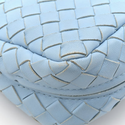 Bottega Veneta Nappa Intrecciato Small Chain Crossbody Ciel 17 of 18