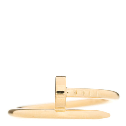 Cartier 18K Yellow Gold Small Juste Un Clou Ring 51 5.75 1 of 4