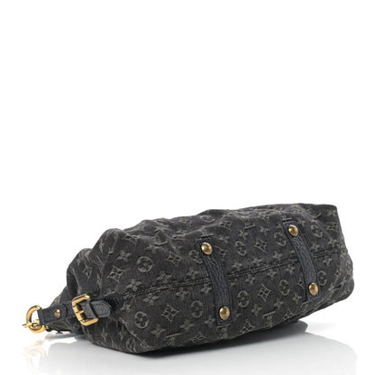 Louis Vuitton Denim Neo Cabby MM Black 4 of 12